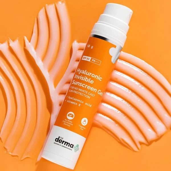The Derma Co Invisible Sunscreen Gel - SPF 50 - Image 2