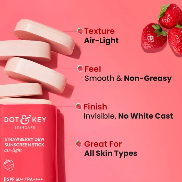 Dot & Key StrawDewyBerry Shield SPF Stick SPF 50+ PA++++ - Image 3