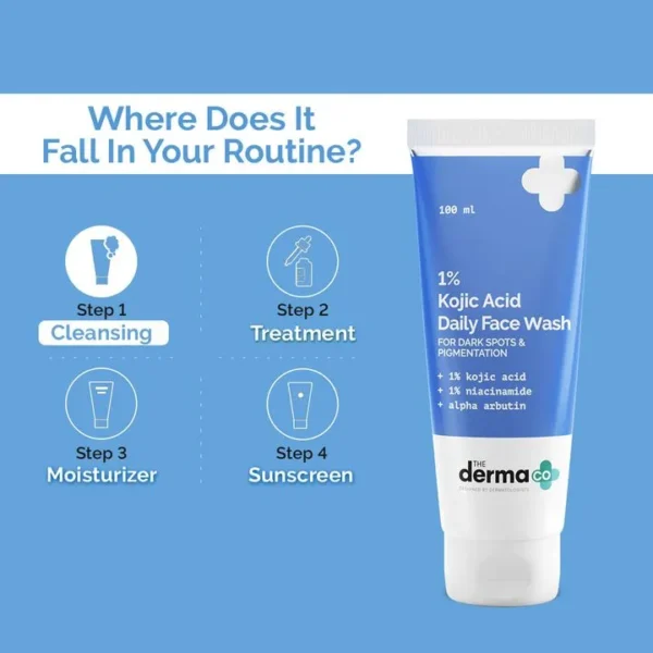 The Derma Co 1% Kojic Acid DSP Face Wash - Image 5