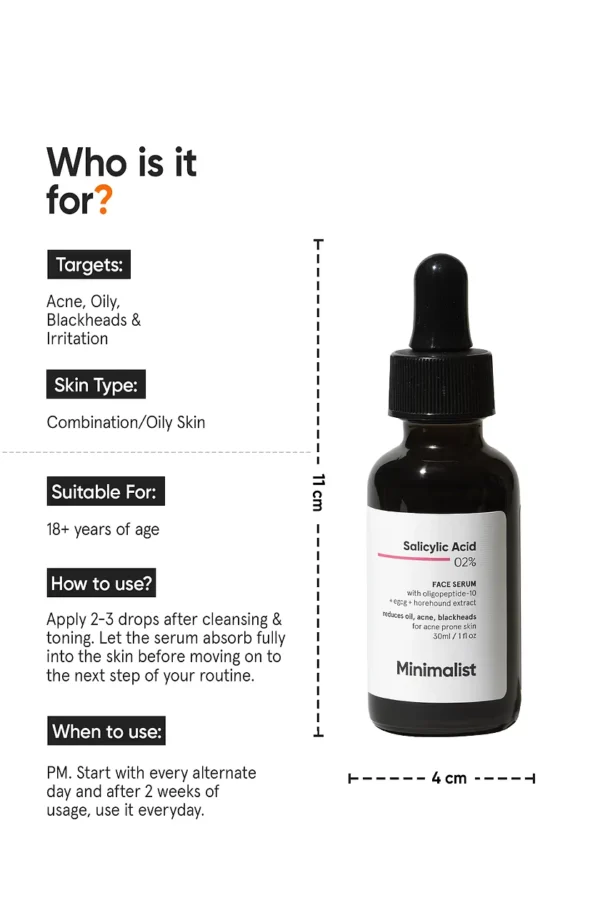 Minimalist 2% Salicylic Acid Face Serum - Image 11